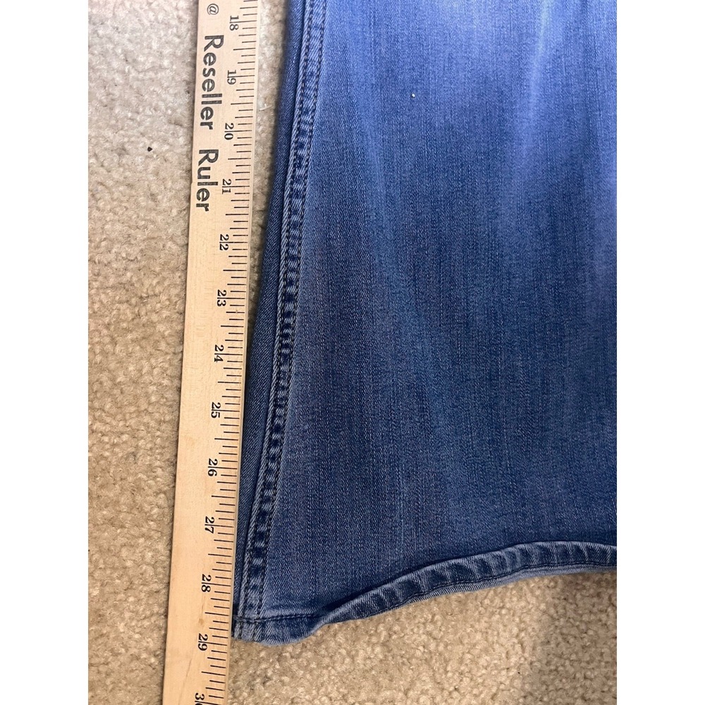 Hollister Curvy Jeans Womens 9S 29X30 Blue High Rise Vintage Flare Soft Stretch‎ - Picture 7 of 8